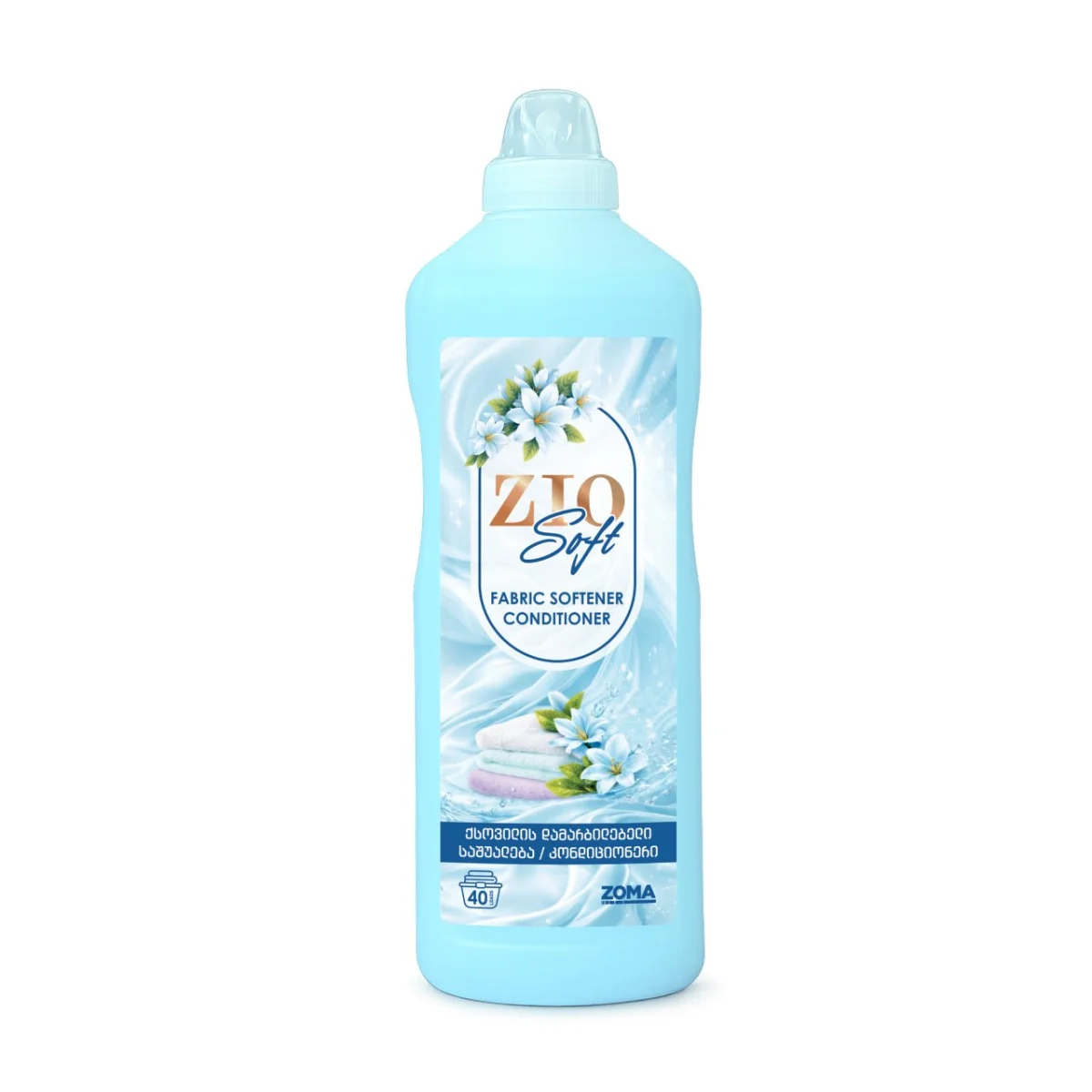 Zio Soft - Fabric Softner Conditioner /ქსოვილის დამარბილებელი, 1000მლ